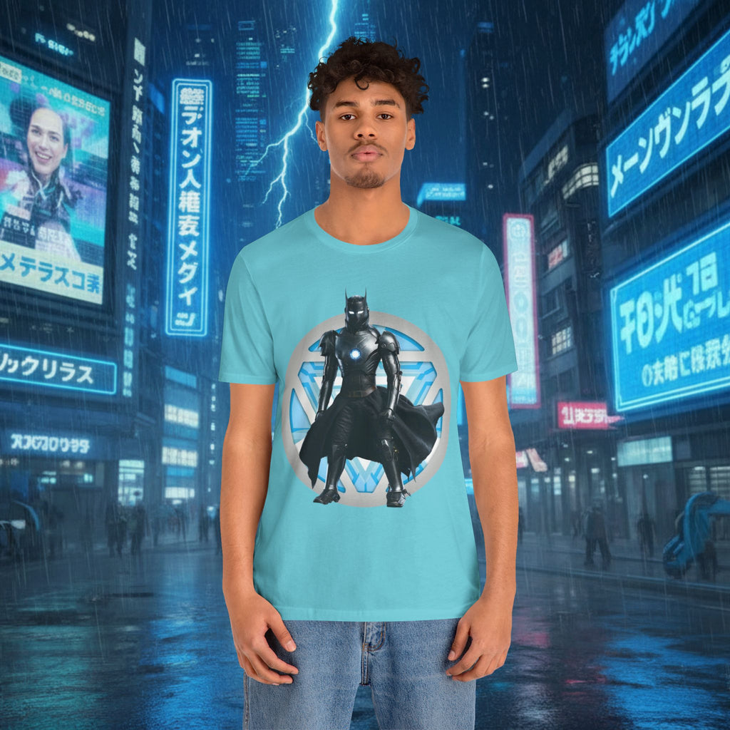 Batman Armor Graphic Tee – Futuristic Superhero T-Shirt - IRONMAN