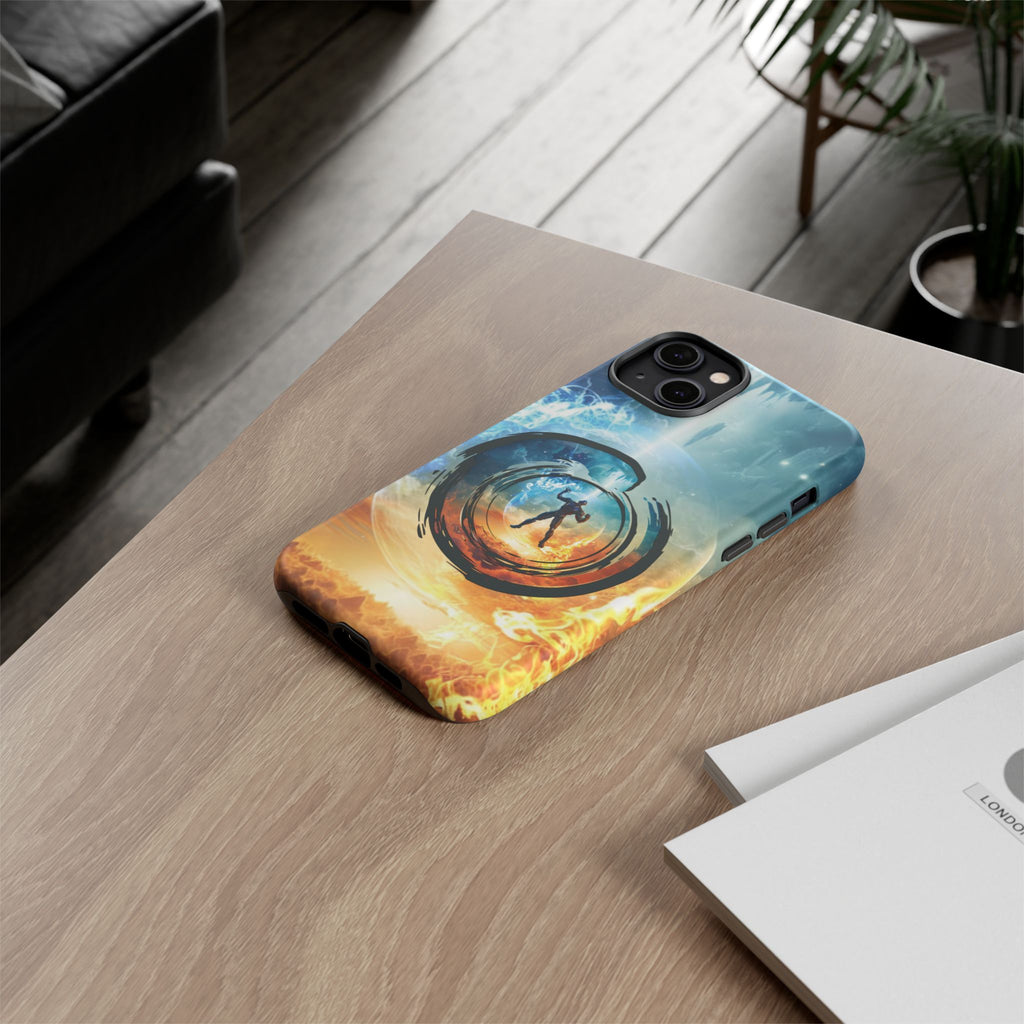 Phone Case — Elemental Warrior Fire & Ice Protective Tough Case - Ultron