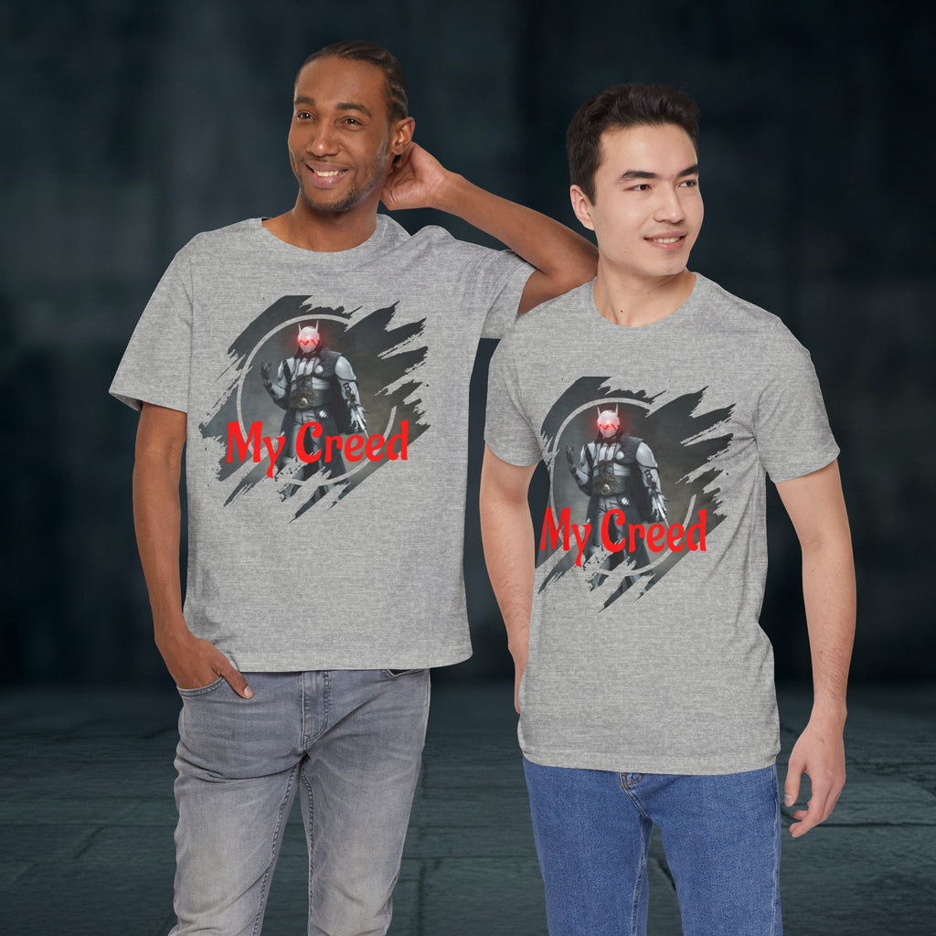 My Creed T-Shirt — Dark Knight Sci‑Fi Graphic Tee