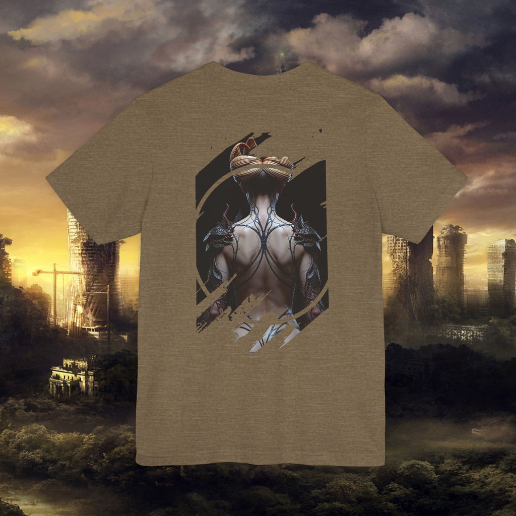 Dark Sorceress T‑Shirt — Fantasy Magic Witch Tee with Fiery Heart - Alexia Ashford