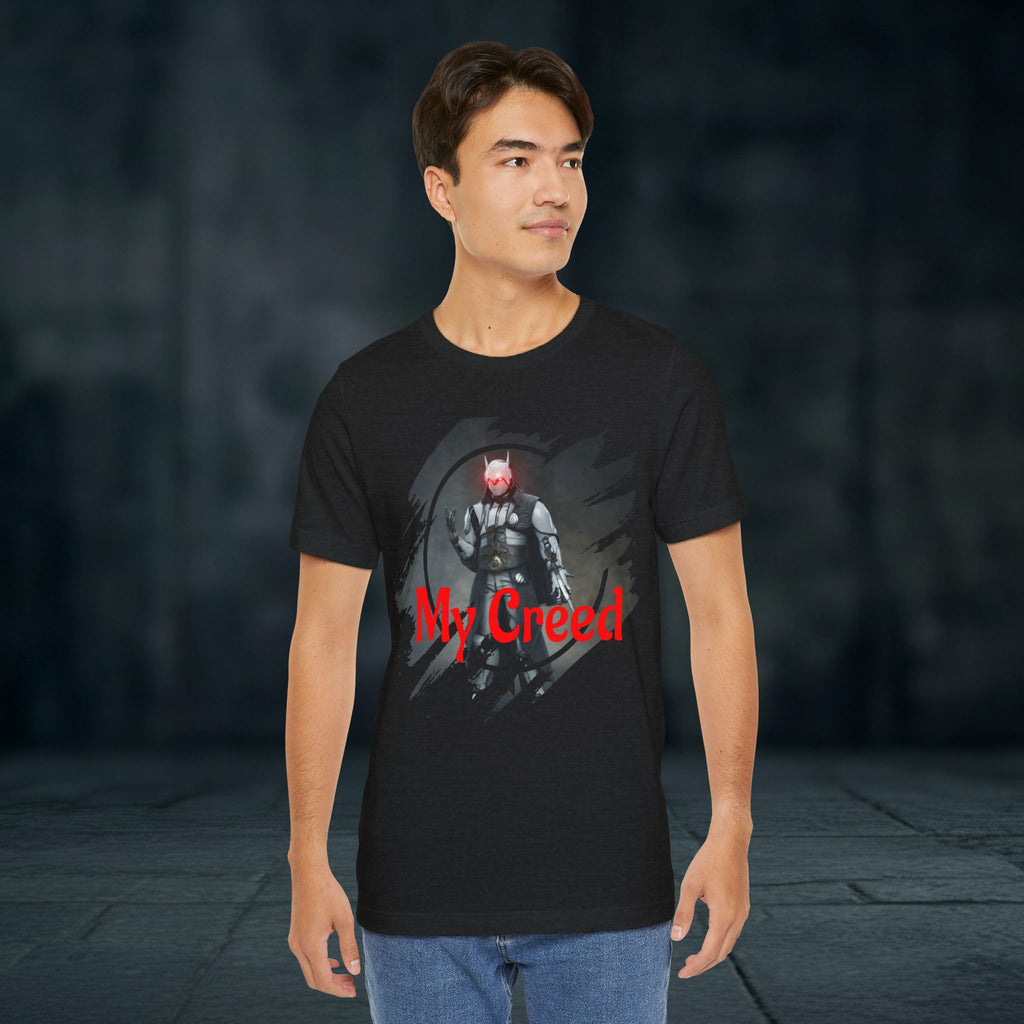 My Creed T-Shirt — Dark Knight Sci‑Fi Graphic Tee