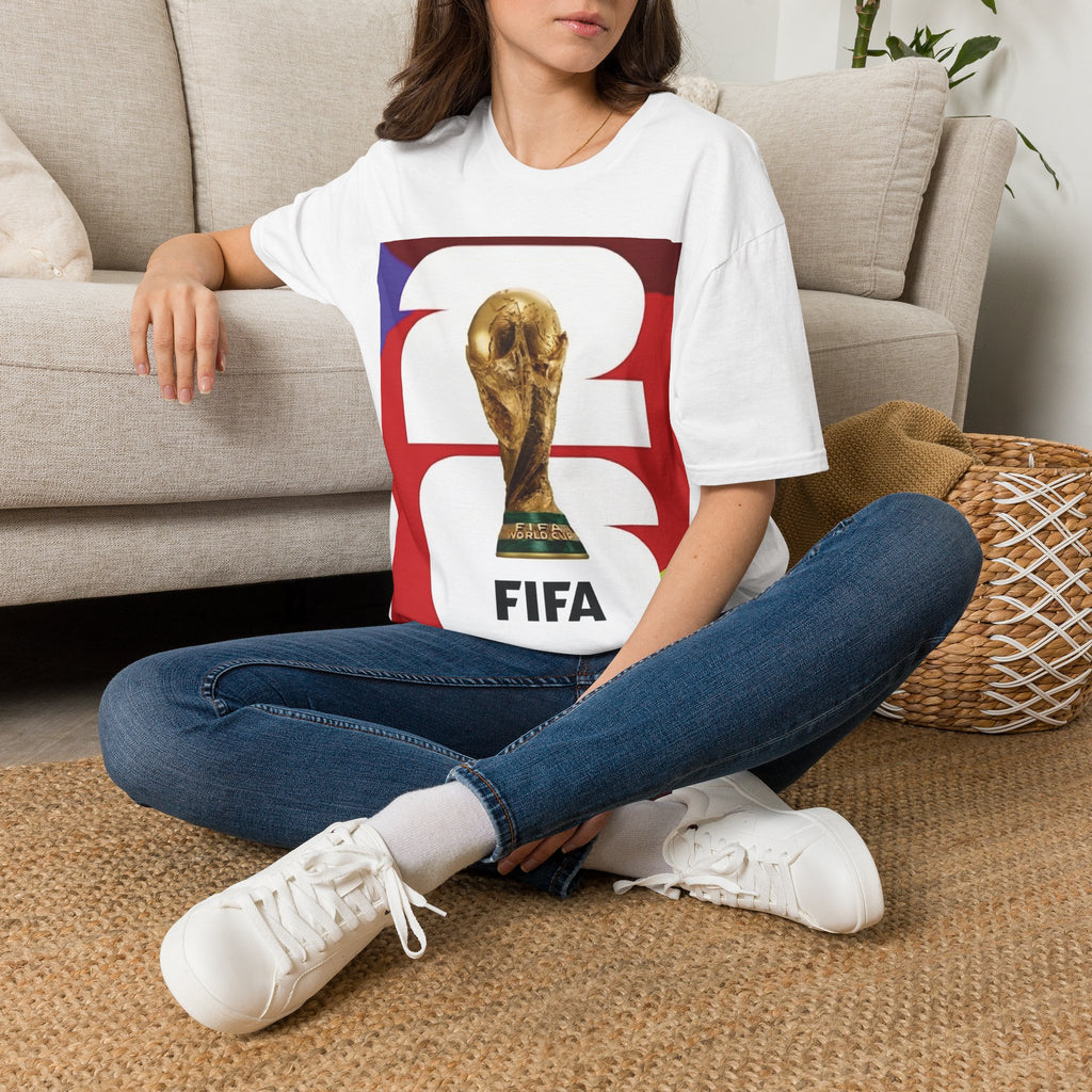 World Cup Trophy T-Shirt — FIFA Gold Cup Retro Soccer Tee 2026
