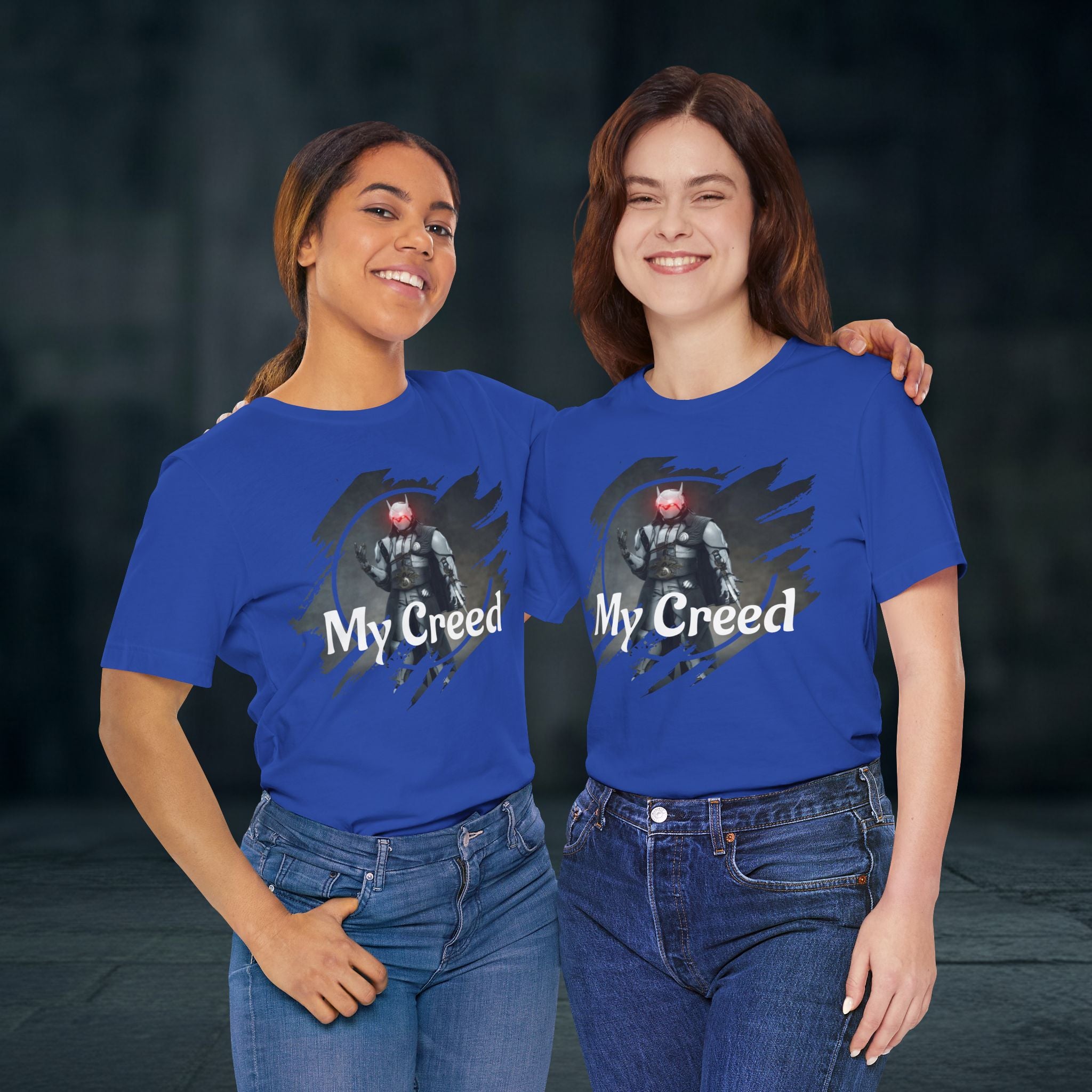 My Creed T-Shirt — Dark Knight Sci‑Fi Graphic Tee