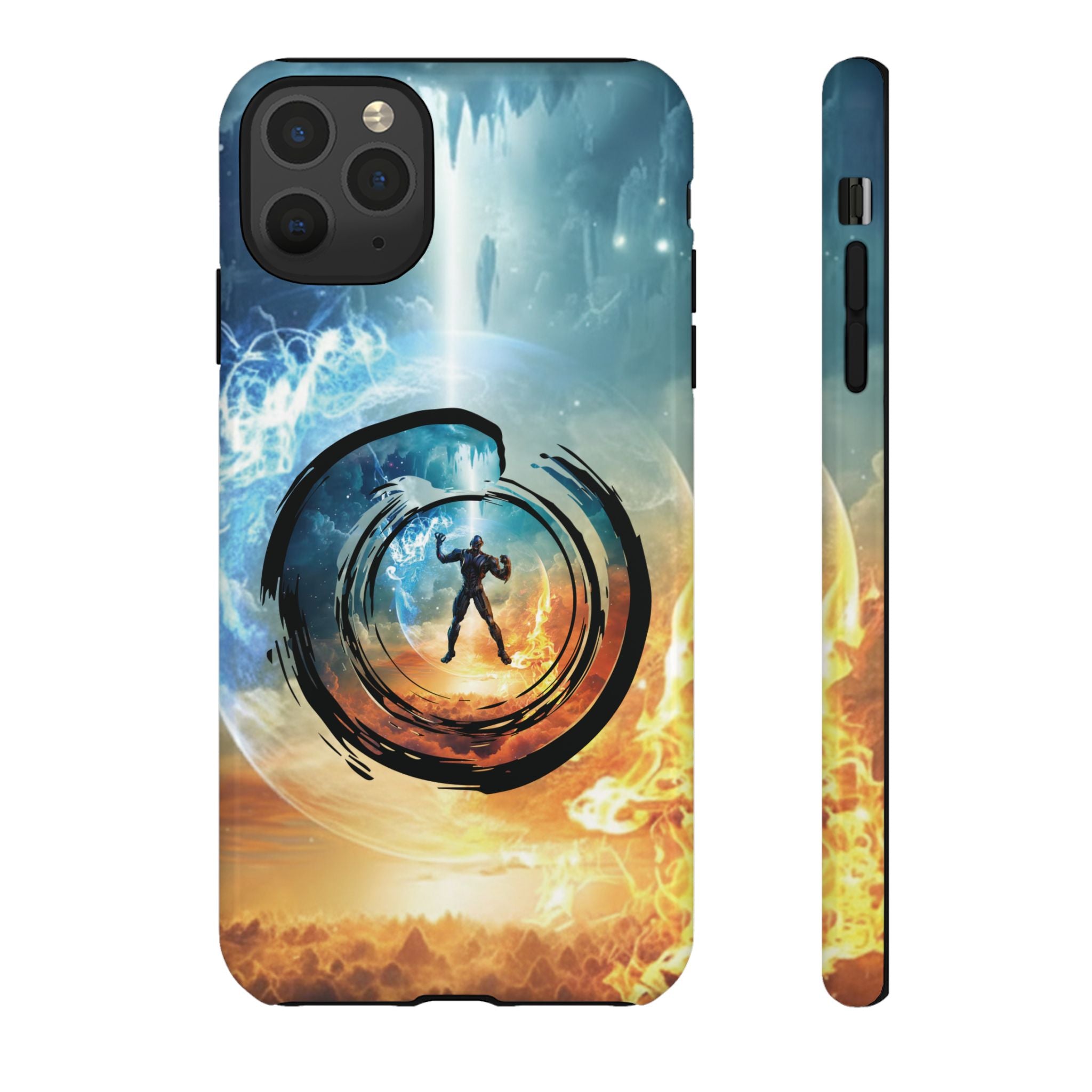 Phone Case — Elemental Warrior Fire & Ice Protective Tough Case - Ultron