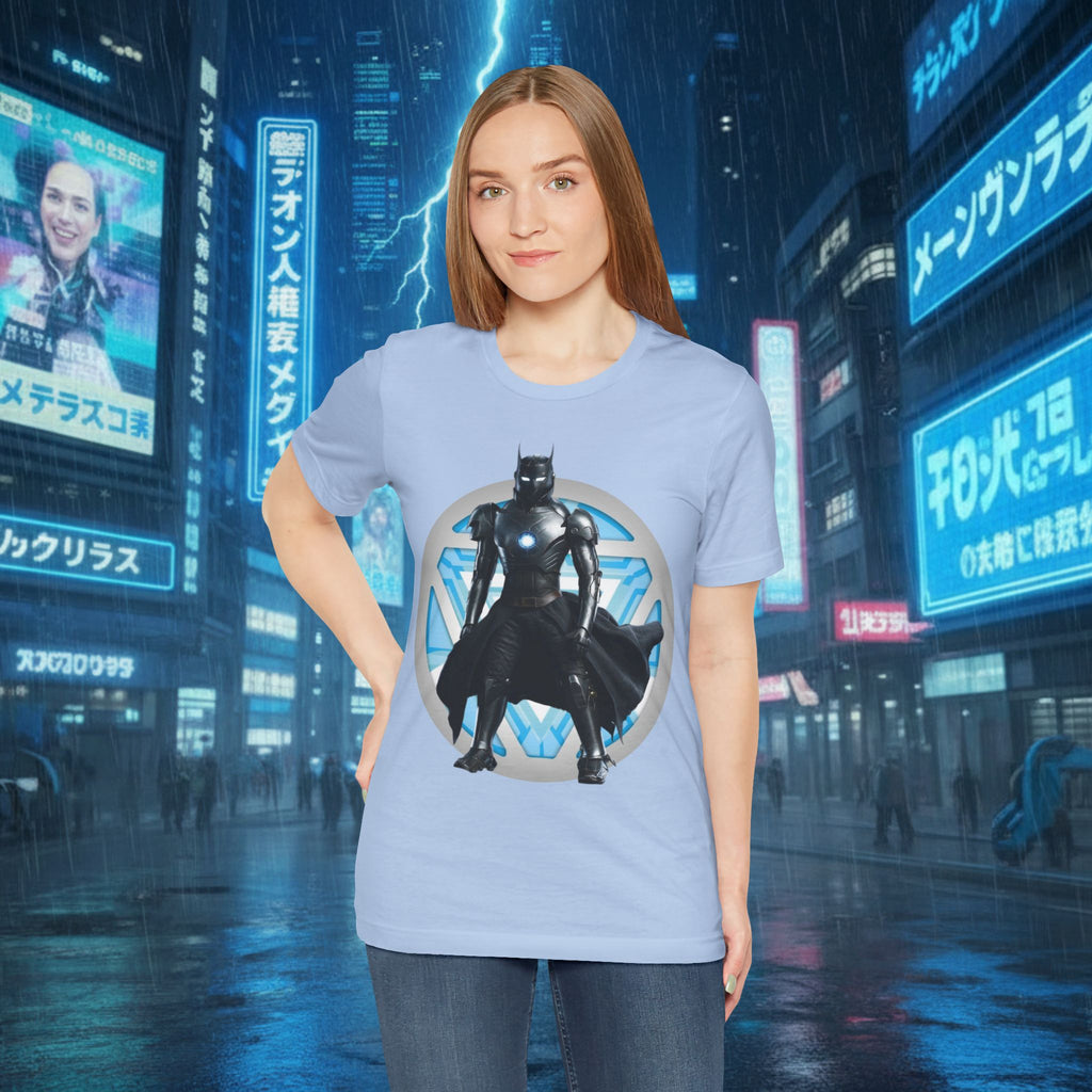 Batman Armor Graphic Tee – Futuristic Superhero T-Shirt - IRONMAN