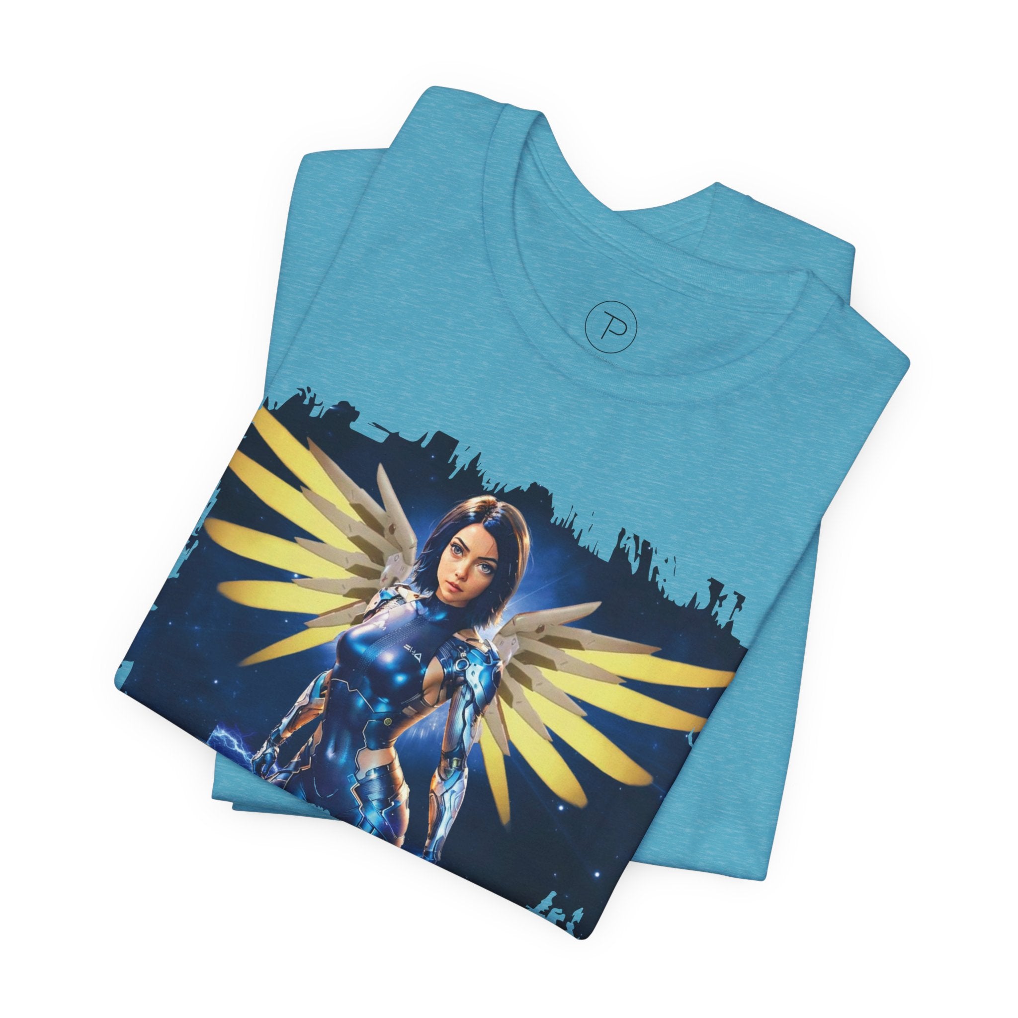 Angel Warrior Tee — "Perfect Angel" Fantasy Wings Graphic T-Shirt - alita battle angel