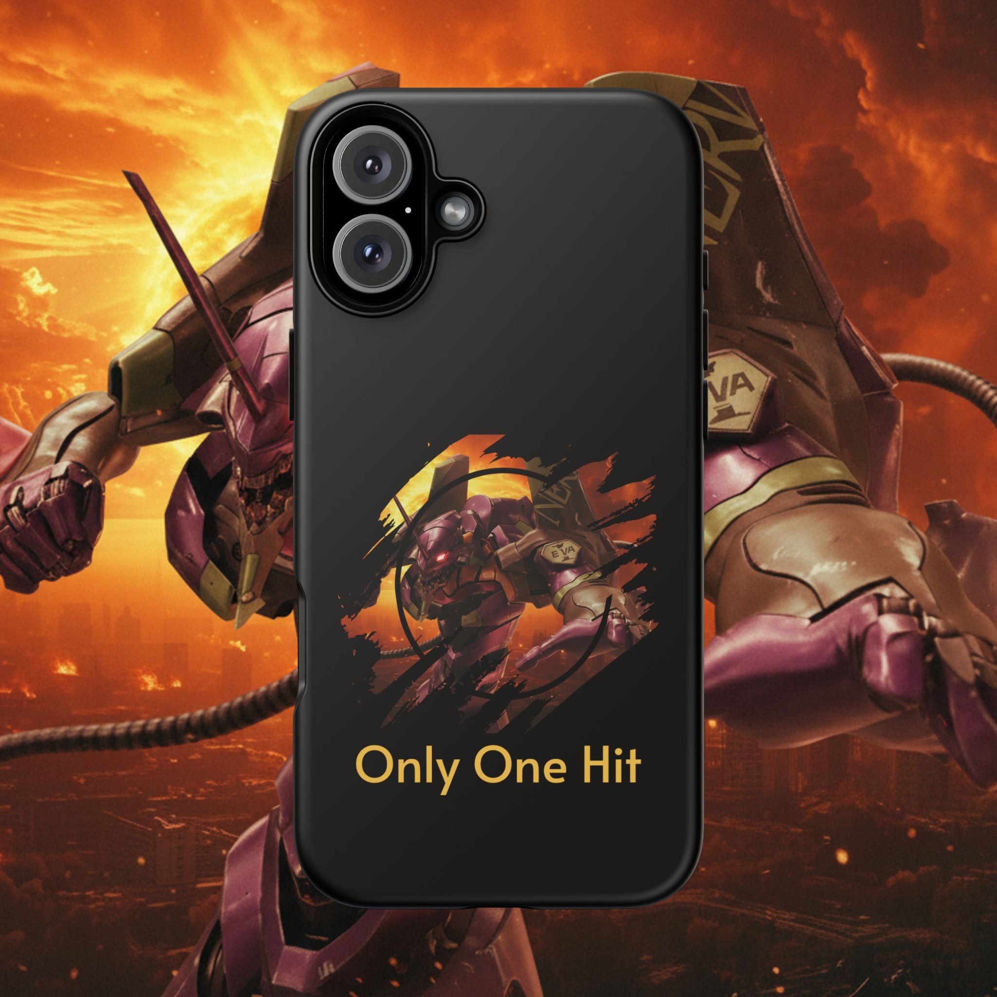 Phone Case — "Only One Hit" Gaming Armor Protective Cover - EVA 1 - Neon Genesis Evangelion