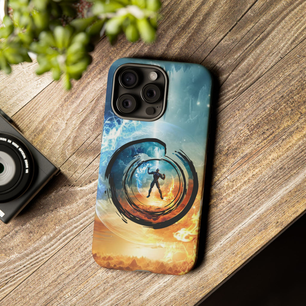 Phone Case — Elemental Warrior Fire & Ice Protective Tough Case - Ultron