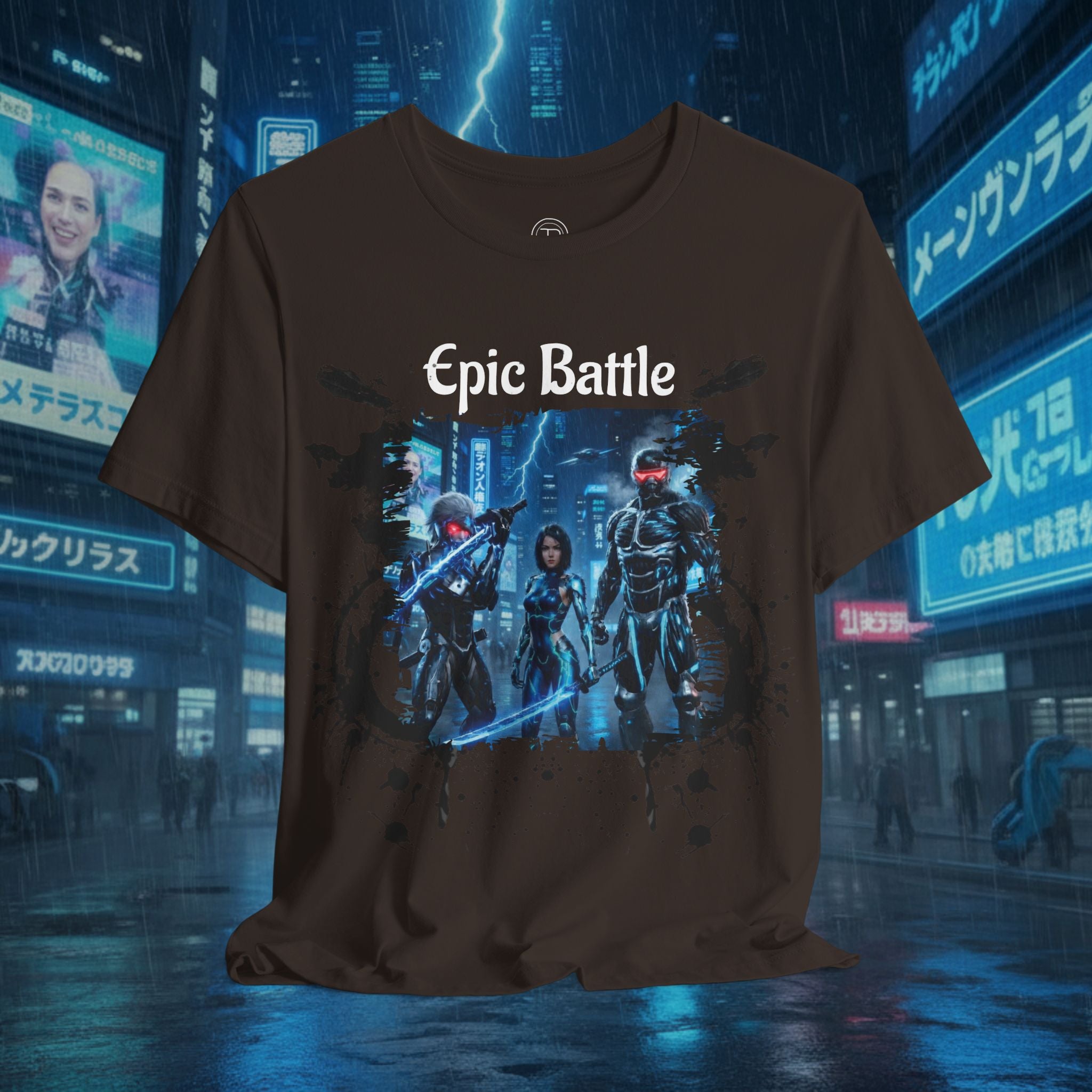 Epic Battle Tee — Sci‑Fi Gamer Graphic T-Shirt - Battle Suits