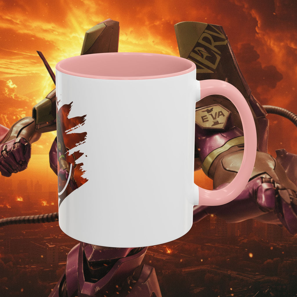 Evangelion Unit-01 Mecha Coffee Mug — Anime Pilot Accent Mug (11/15oz) - EVA 1 - Neon Genesis Evangelion