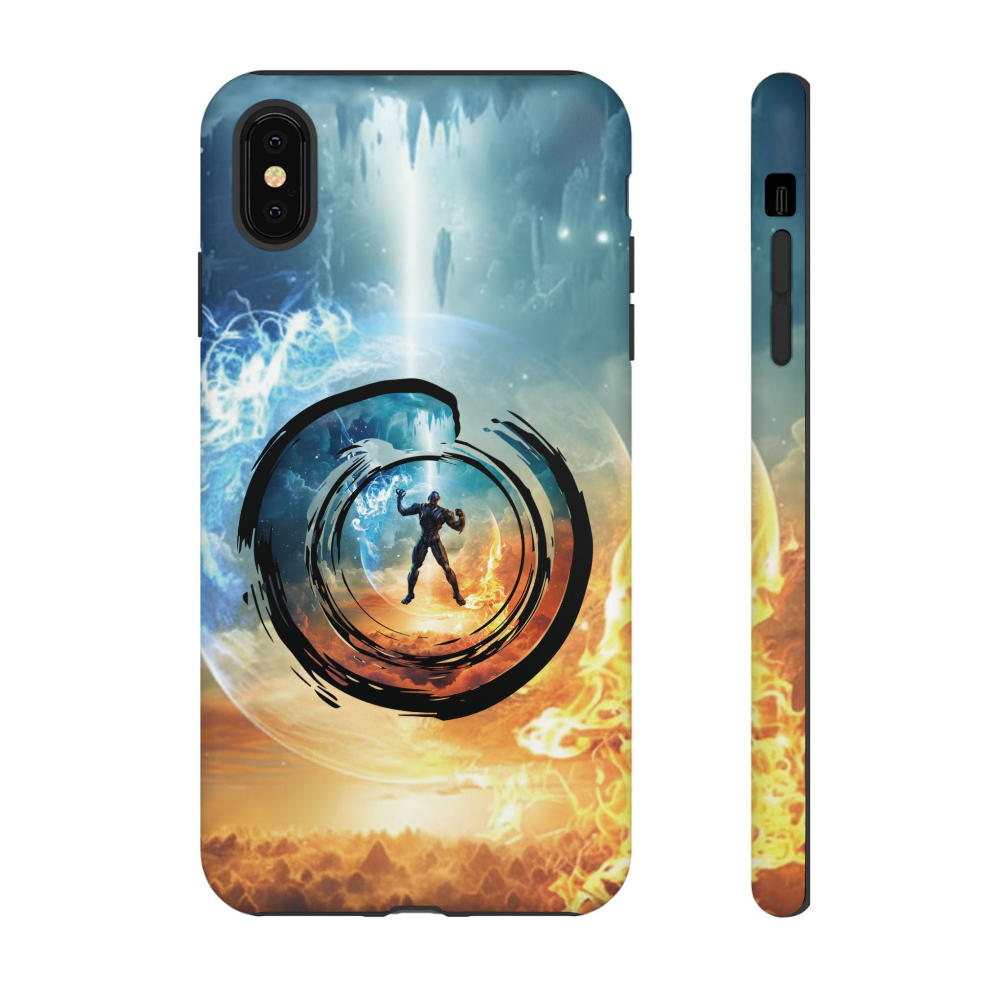 Phone Case — Elemental Warrior Fire & Ice Protective Tough Case - Ultron
