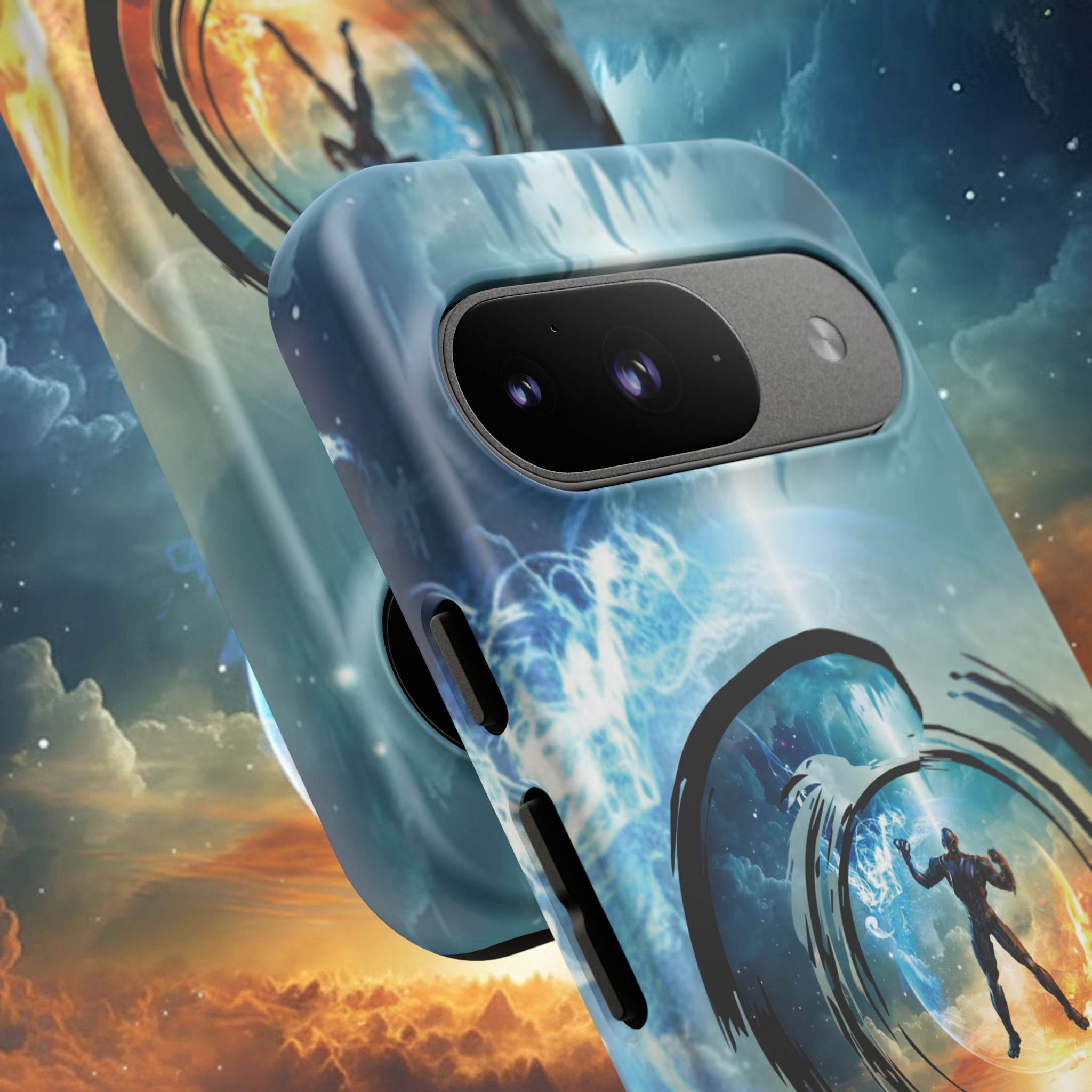 Phone Case — Elemental Warrior Fire & Ice Protective Tough Case - Ultron