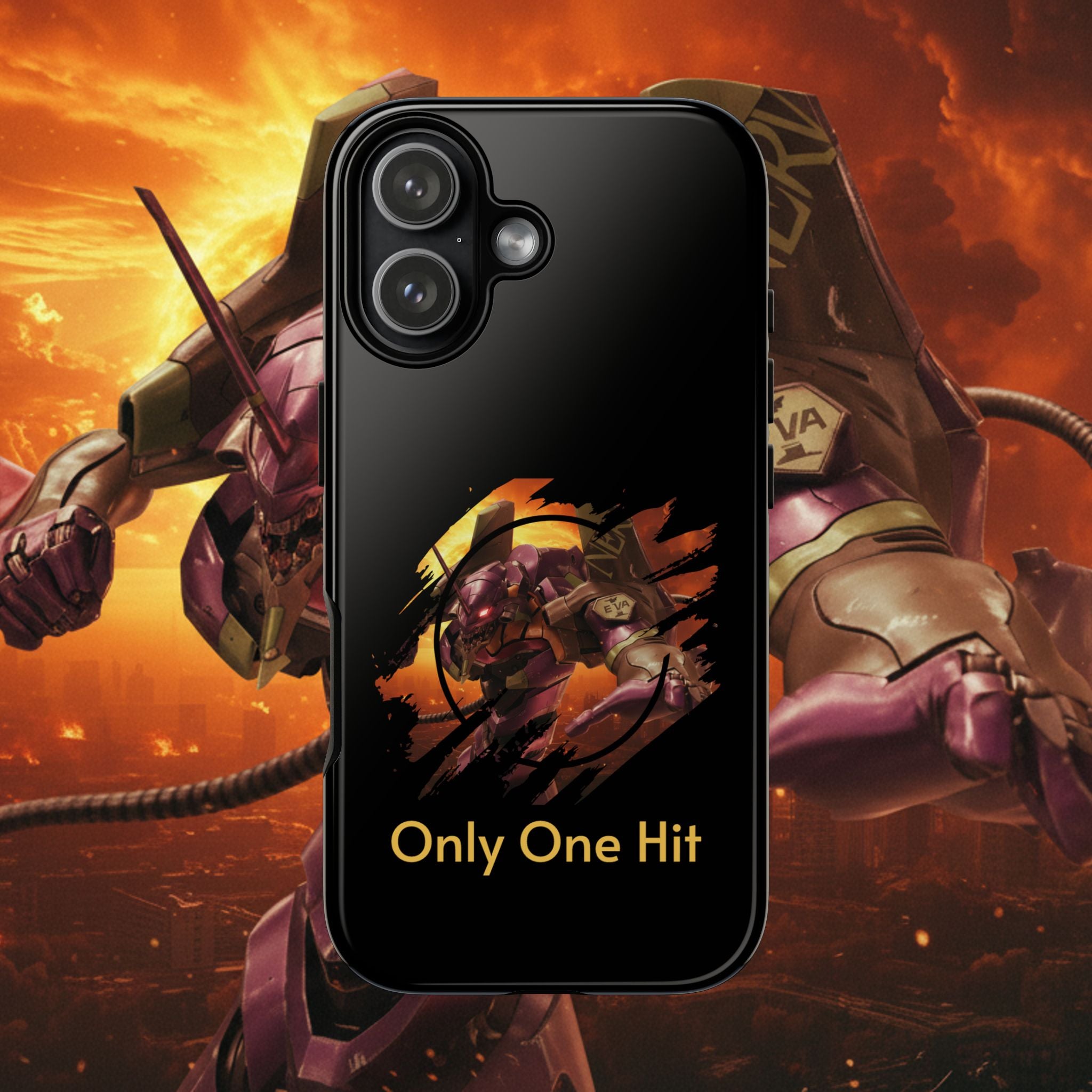 Phone Case — "Only One Hit" Gaming Armor Protective Cover - EVA 1 - Neon Genesis Evangelion