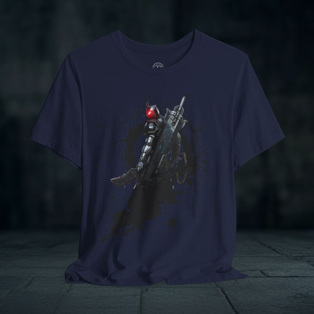 Splatter Noir Rifle Tee — Graphic Military Weapon Shirt