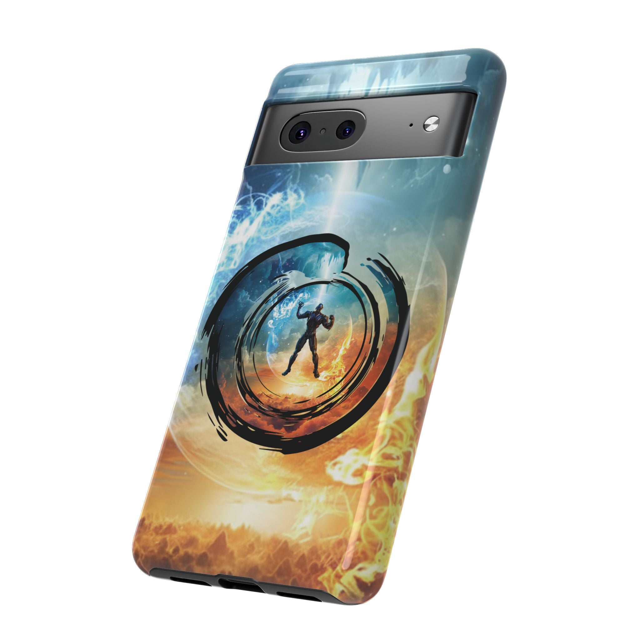 Phone Case — Elemental Warrior Fire & Ice Protective Tough Case - Ultron