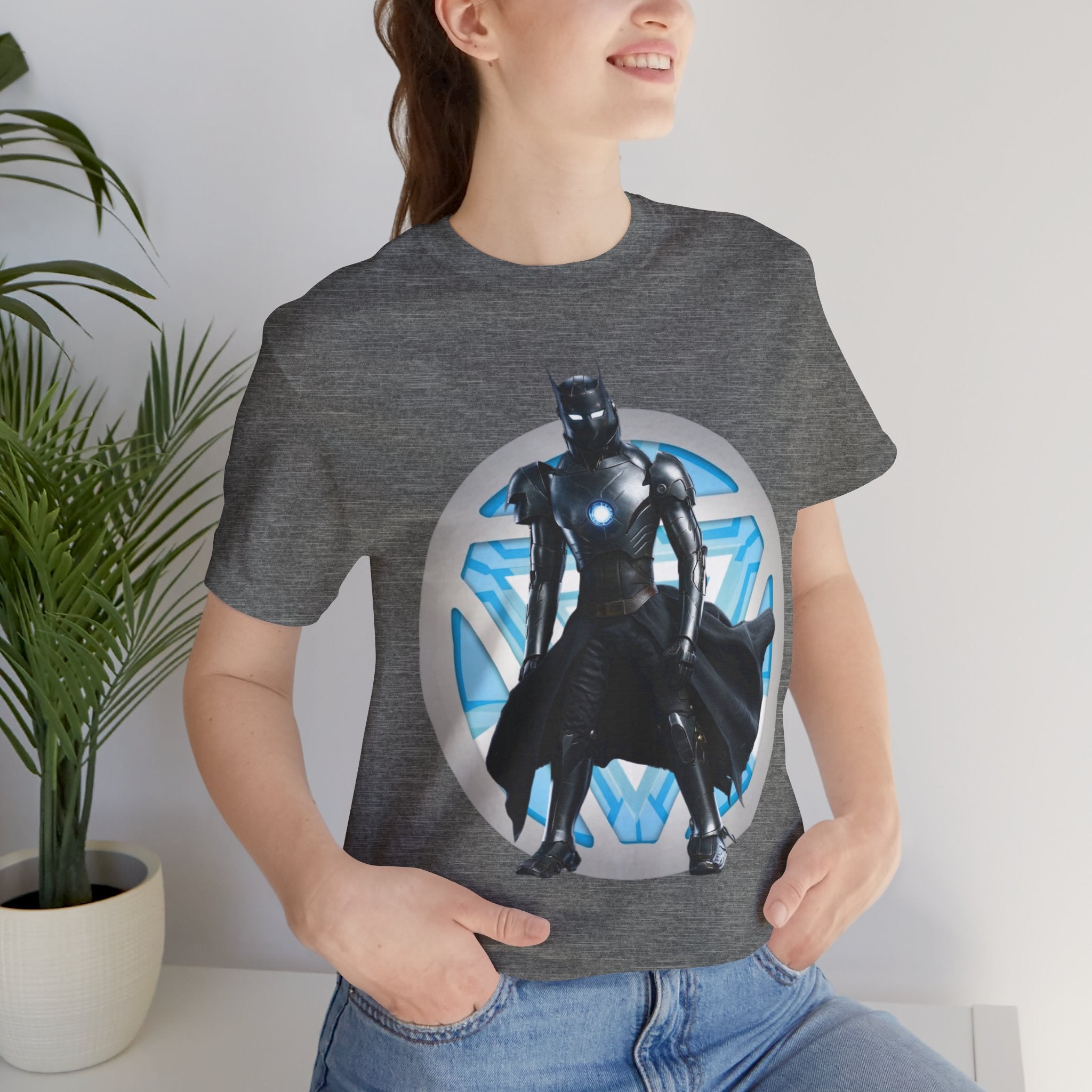 Batman Armor Graphic Tee – Futuristic Superhero T-Shirt - IRONMAN