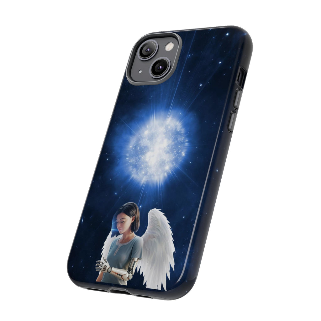 Angel Wings Galaxy Phone Case — Cosmic Light Protective Case ALITA BATTLE ANGEL
