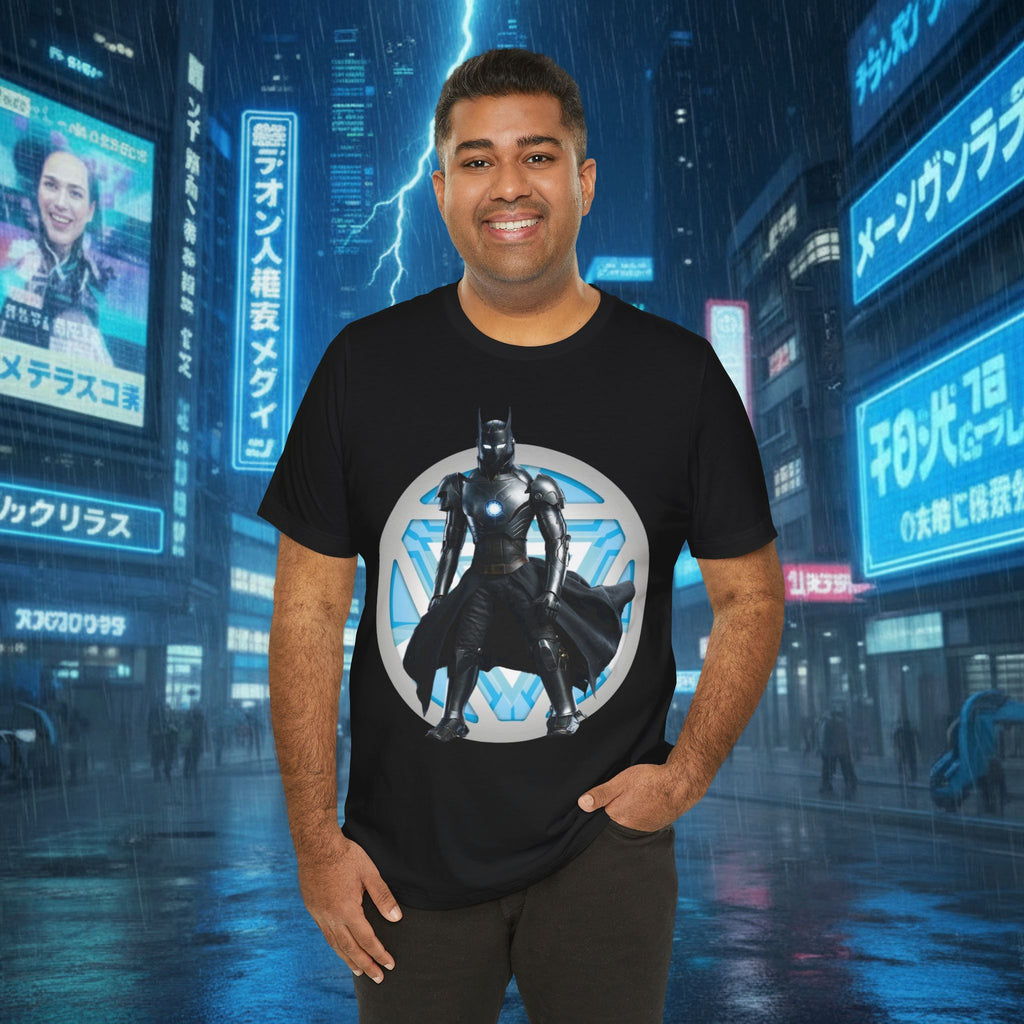 Batman Armor Graphic Tee – Futuristic Superhero T-Shirt - IRONMAN