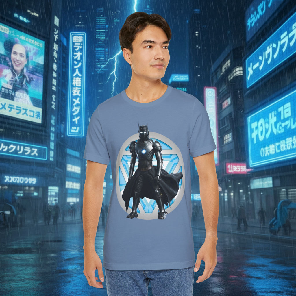 Batman Armor Graphic Tee – Futuristic Superhero T-Shirt - IRONMAN