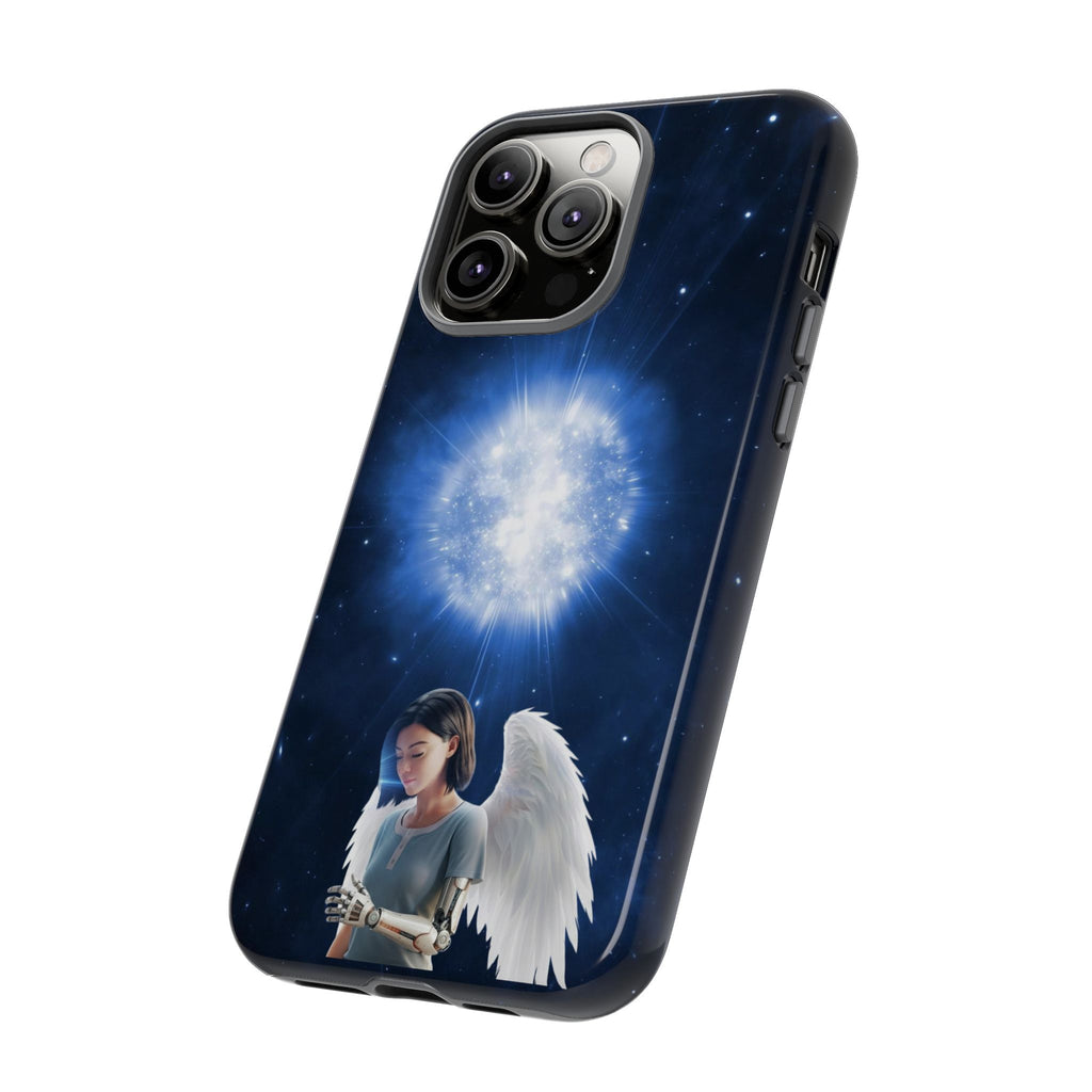 Angel Wings Galaxy Phone Case — Cosmic Light Protective Case ALITA BATTLE ANGEL