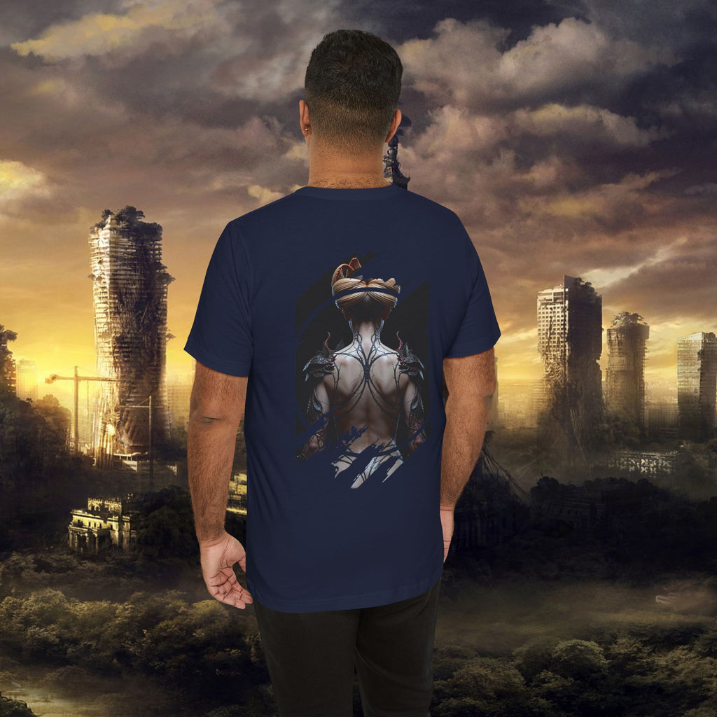 Dark Sorceress T‑Shirt — Fantasy Magic Witch Tee with Fiery Heart - Alexia Ashford