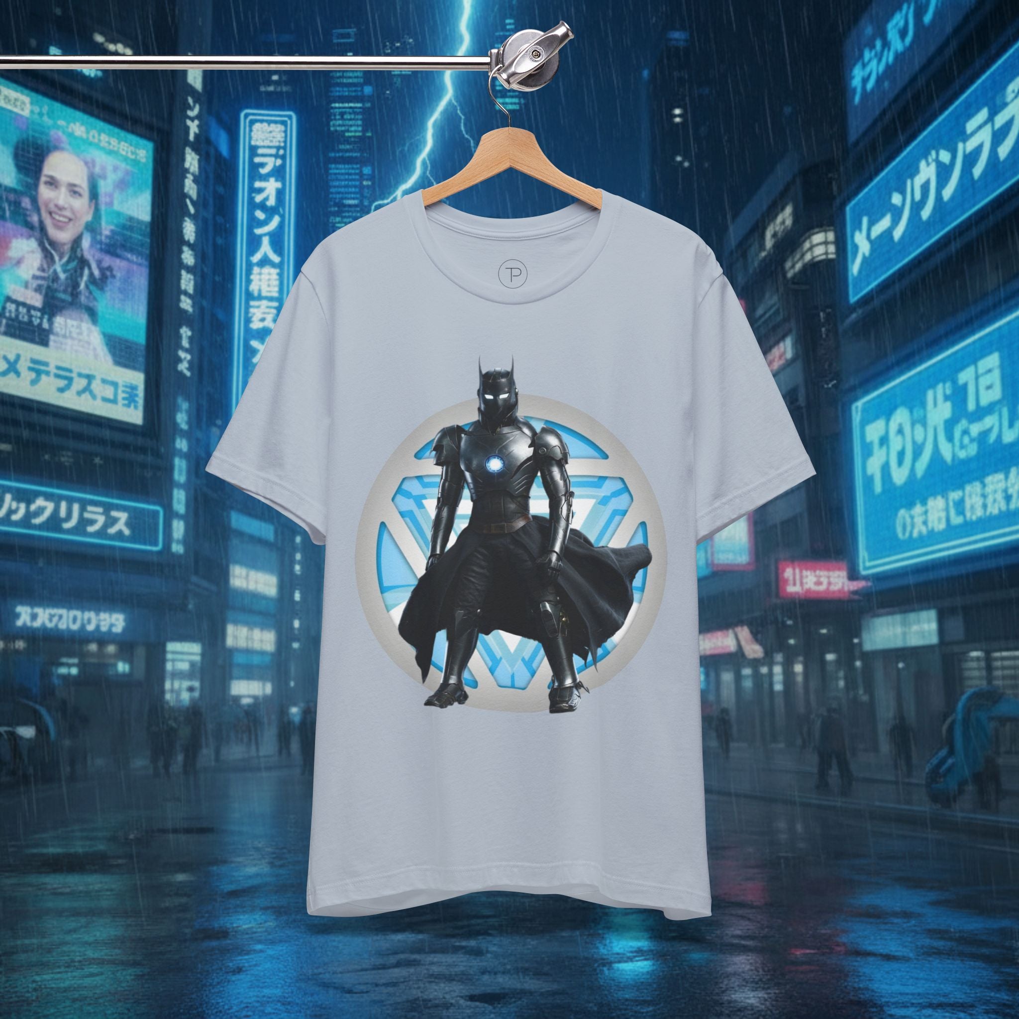 Batman Armor Graphic Tee – Futuristic Superhero T-Shirt - IRONMAN