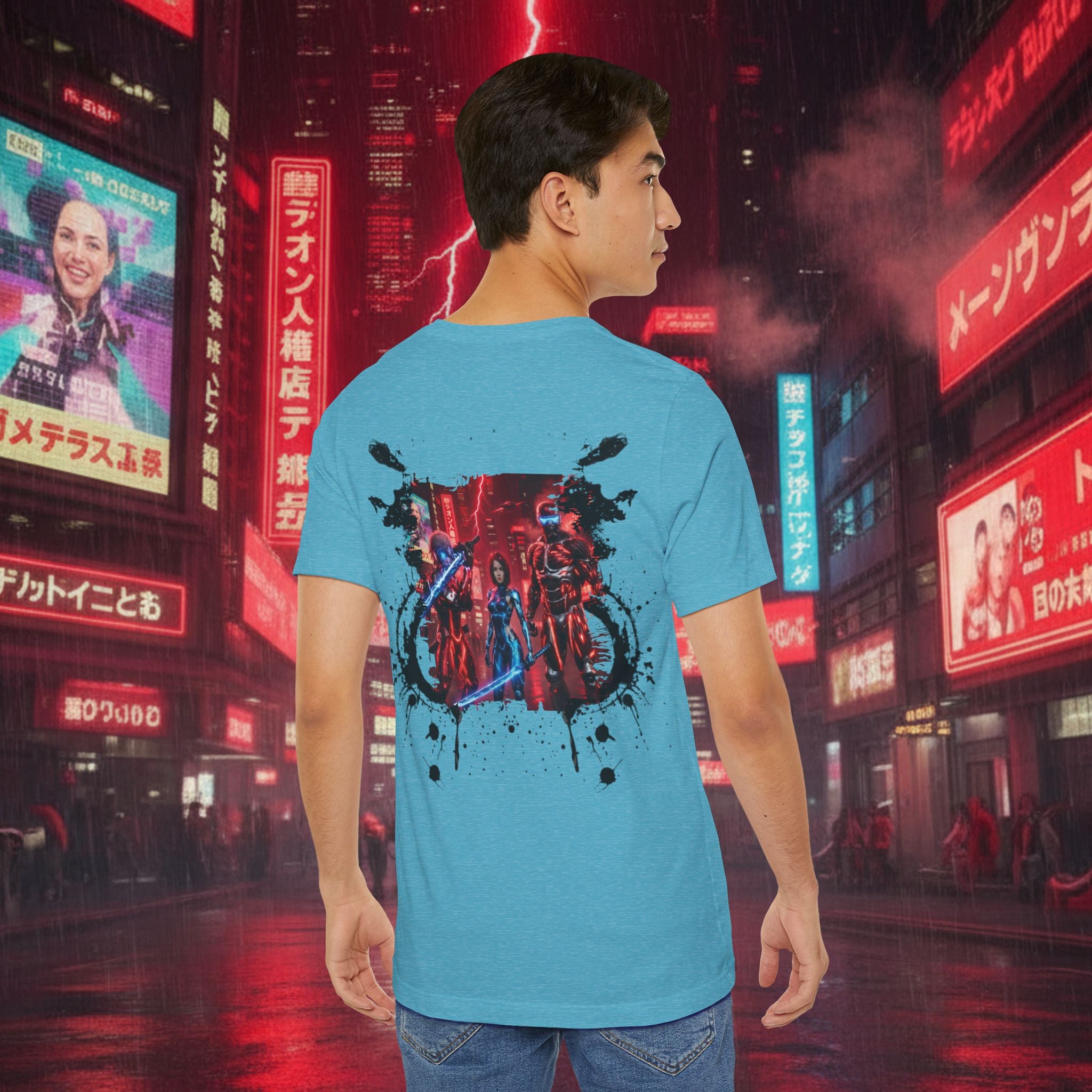 Epic Battle Tee — Sci‑Fi Gamer Graphic T-Shirt - Battle Suits