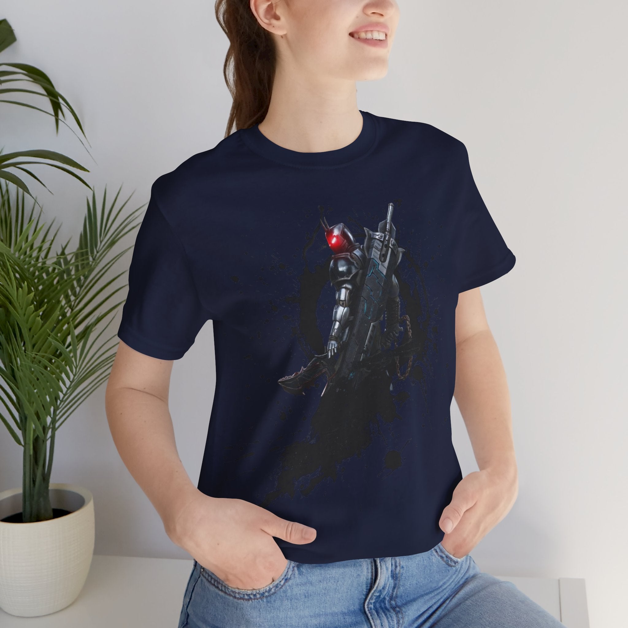 Splatter Noir Rifle Tee — Graphic Military Weapon Shirt
