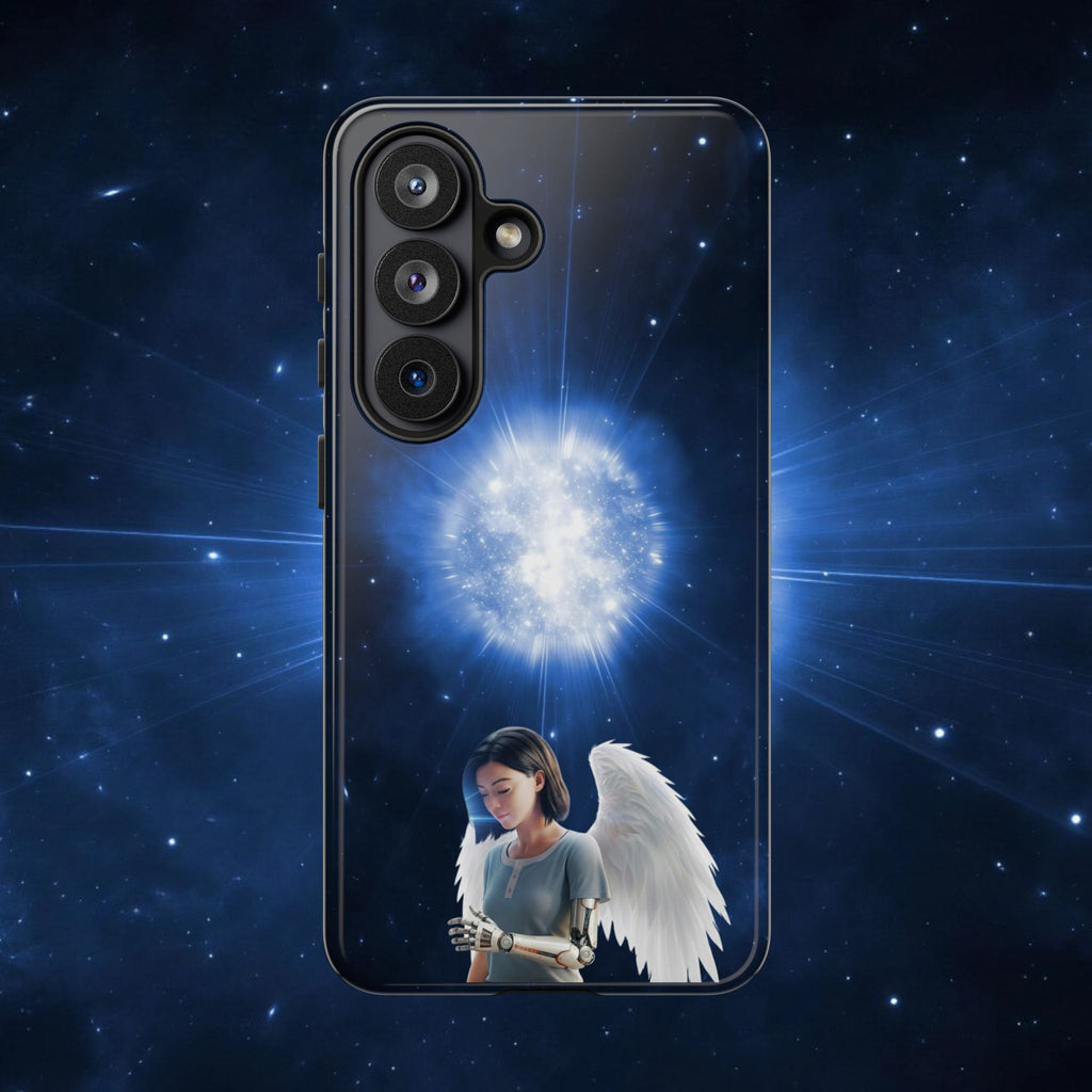 Angel Wings Galaxy Phone Case — Cosmic Light Protective Case ALITA BATTLE ANGEL
