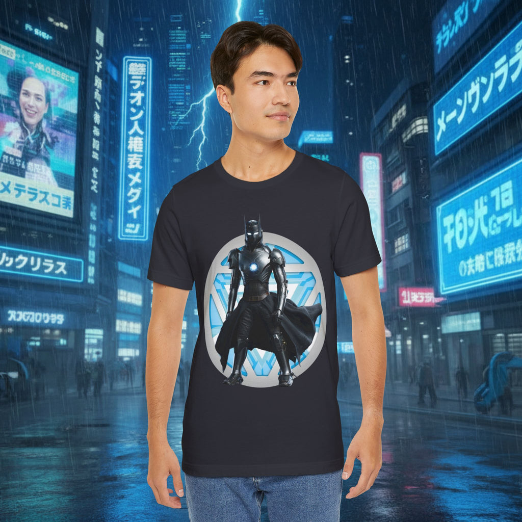 Batman Armor Graphic Tee – Futuristic Superhero T-Shirt - IRONMAN