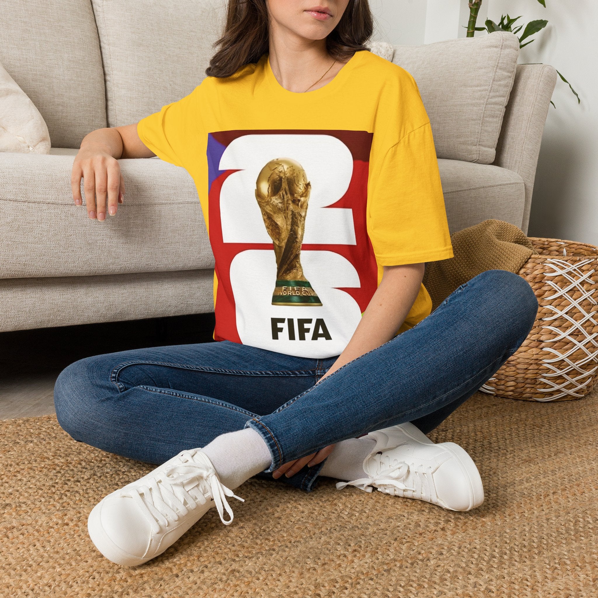 World Cup Trophy T-Shirt — FIFA Gold Cup Retro Soccer Tee 2026