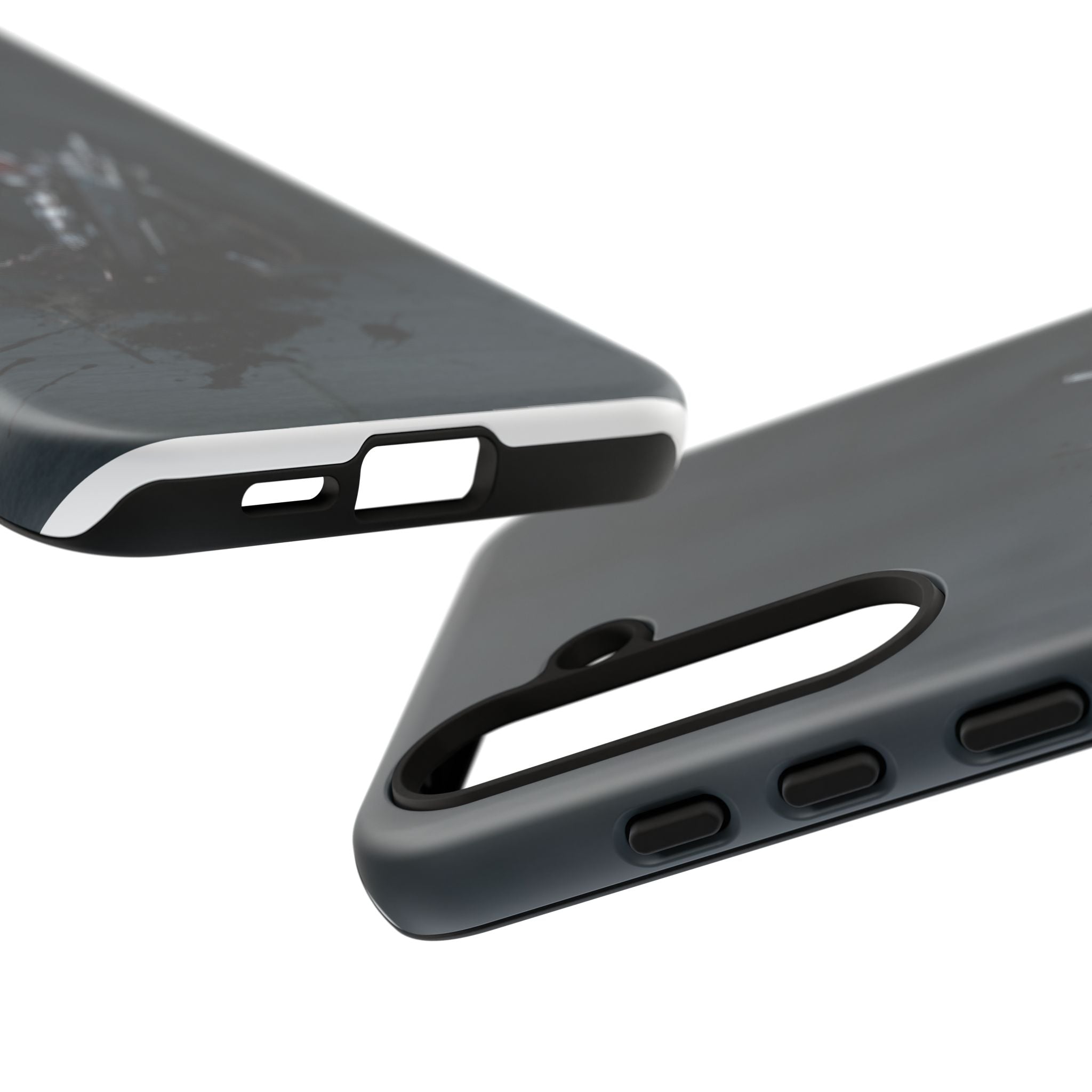 Tough Cases: Dark Cyber Soldier Phone Case — Rugged Sci‑Fi Armor Design