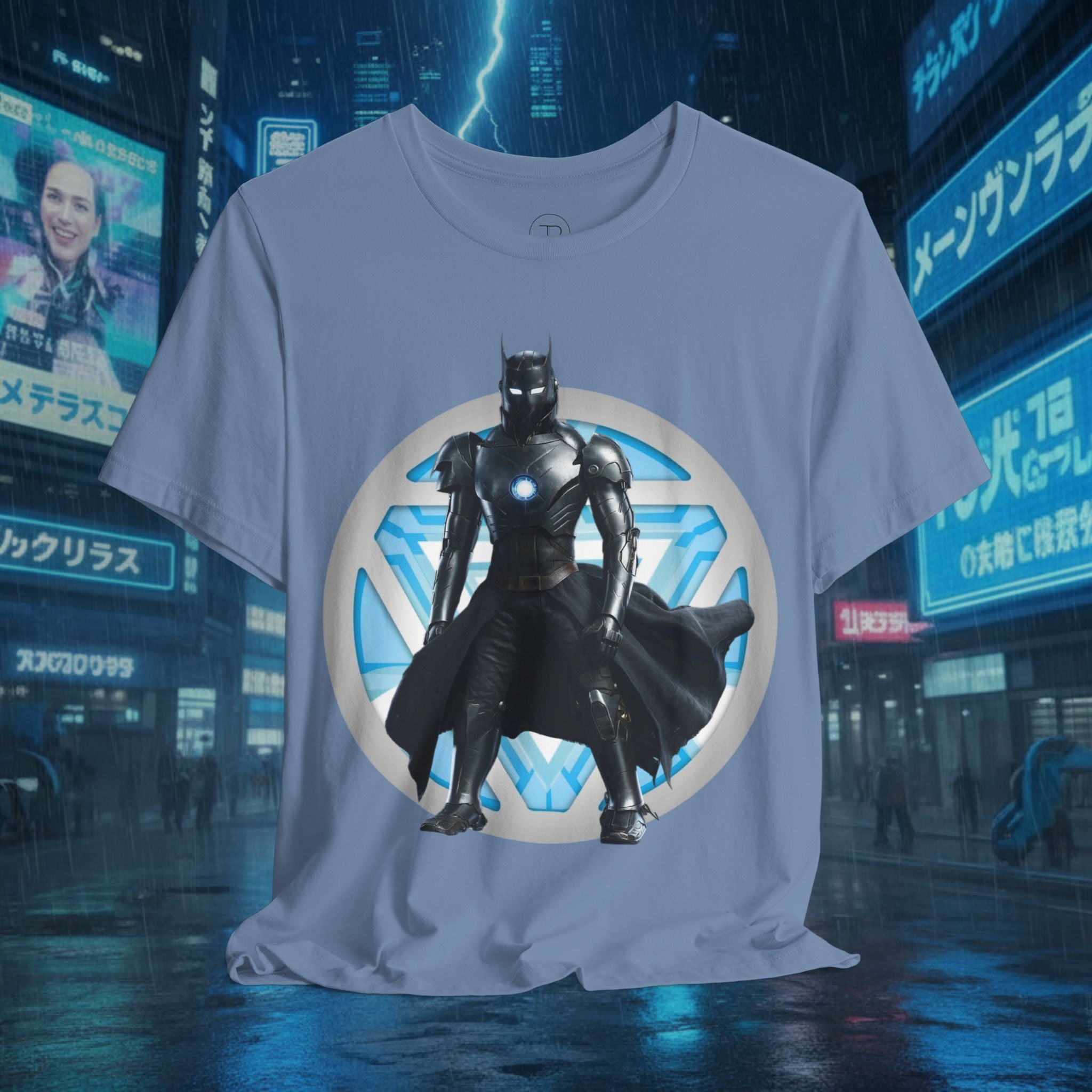 Batman Armor Graphic Tee – Futuristic Superhero T-Shirt - IRONMAN