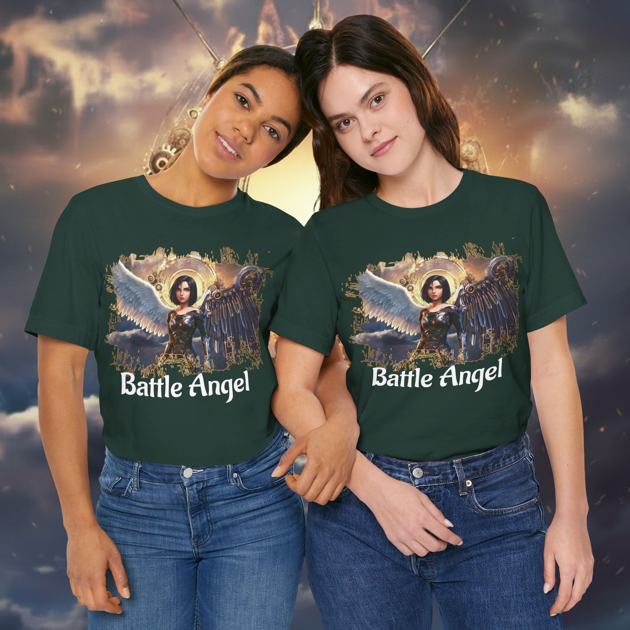 Battle Angel T-Shirt — Warrior Angel Graphic Tee - Alita Battle Angel