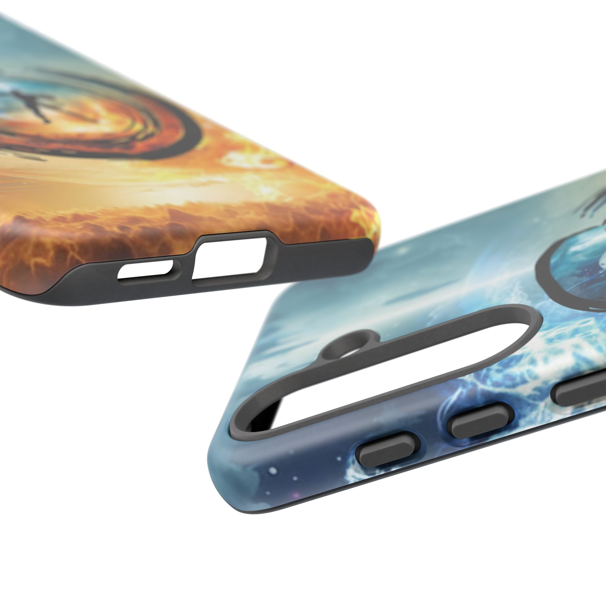 Phone Case — Elemental Warrior Fire & Ice Protective Tough Case - Ultron