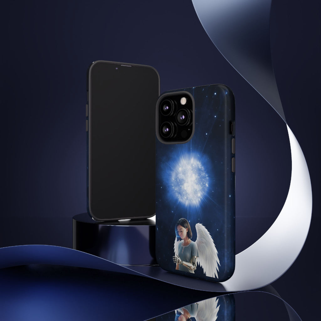 Angel Wings Galaxy Phone Case — Cosmic Light Protective Case ALITA BATTLE ANGEL