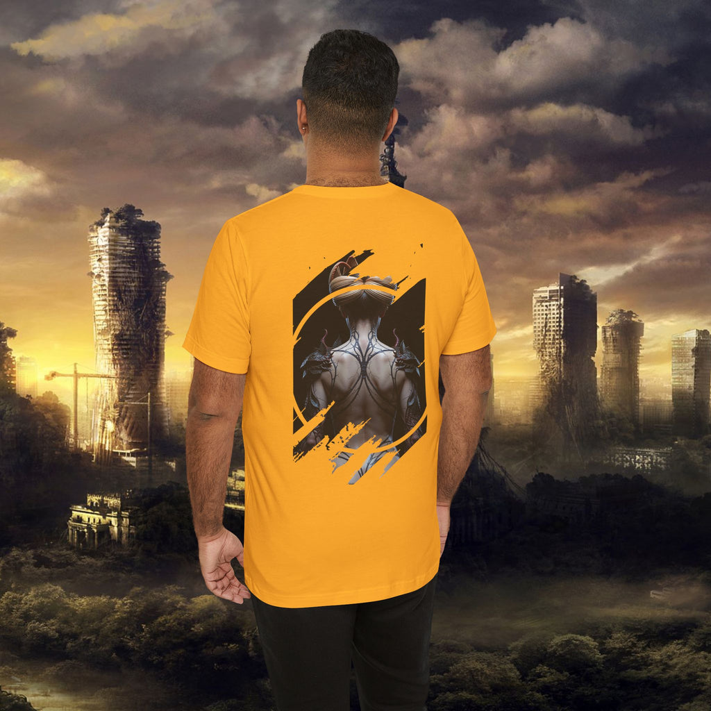 Dark Sorceress T‑Shirt — Fantasy Magic Witch Tee with Fiery Heart - Alexia Ashford