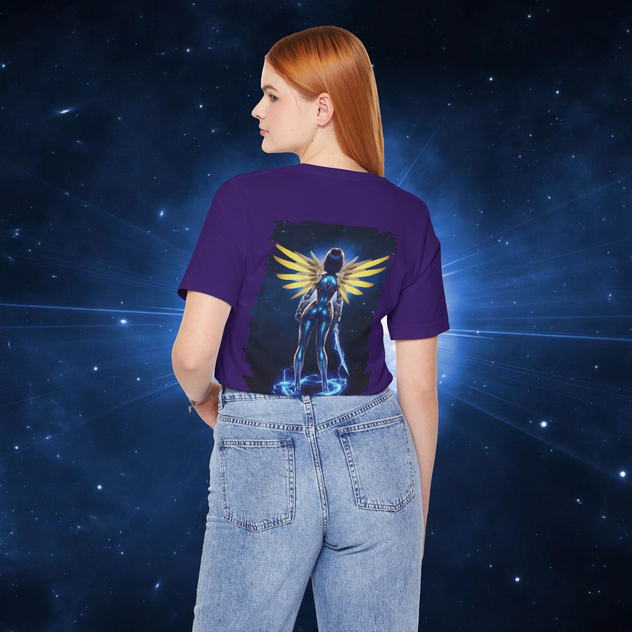 Angel Warrior Tee — "Perfect Angel" Fantasy Wings Graphic T-Shirt - alita battle angel
