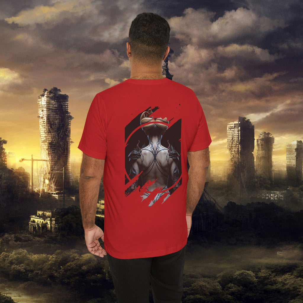 Dark Sorceress T‑Shirt — Fantasy Magic Witch Tee with Fiery Heart - Alexia Ashford