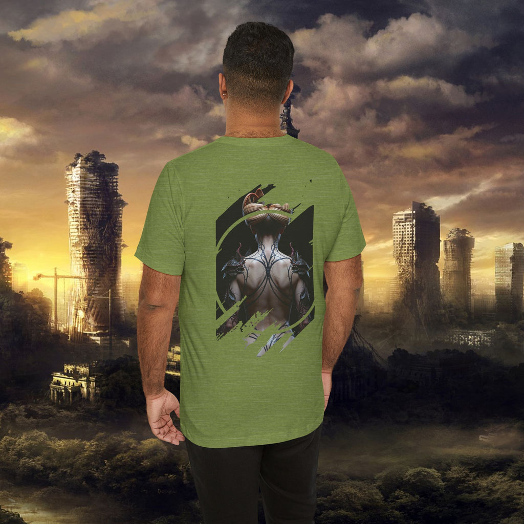Dark Sorceress T‑Shirt — Fantasy Magic Witch Tee with Fiery Heart - Alexia Ashford