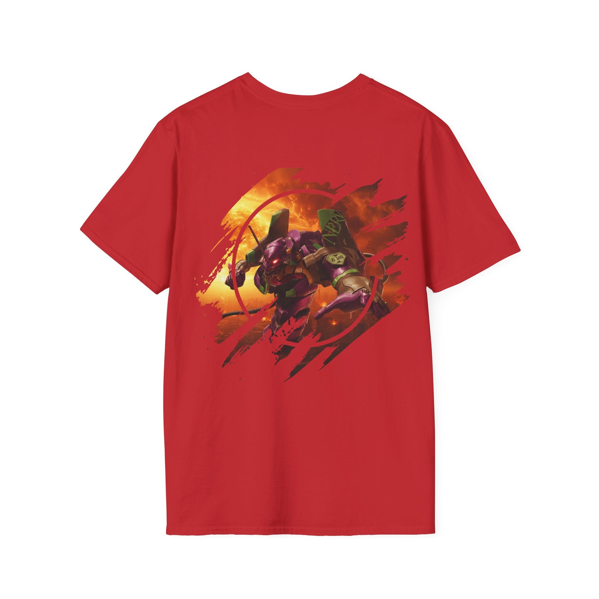 Only One Hit T-Shirt — Gamer Mech Battle Tee - EVA 1 - Neon Genesis Evangelion