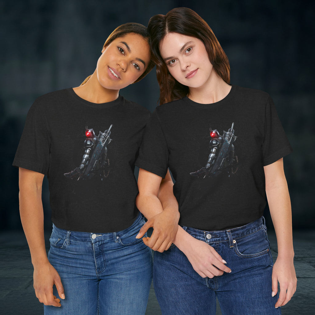 Splatter Noir Rifle Tee — Graphic Military Weapon Shirt