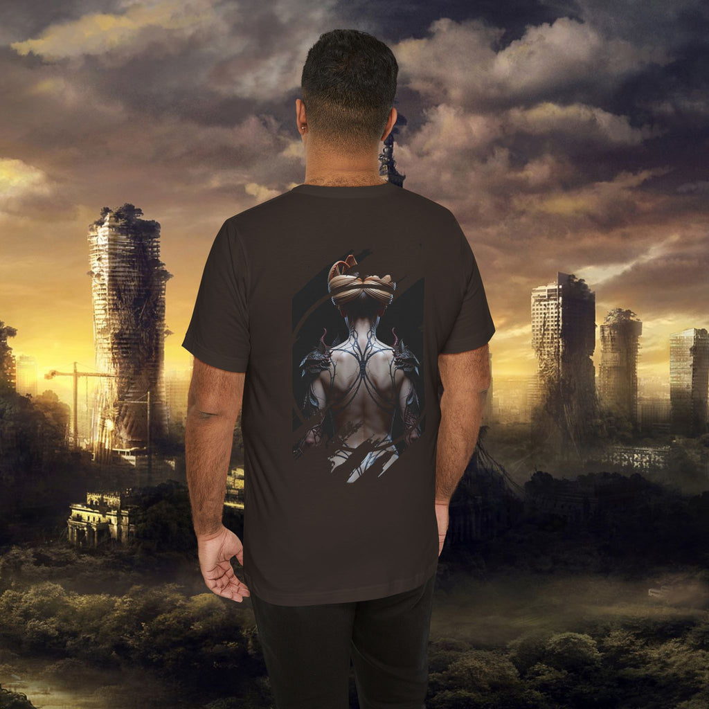 Dark Sorceress T‑Shirt — Fantasy Magic Witch Tee with Fiery Heart - Alexia Ashford