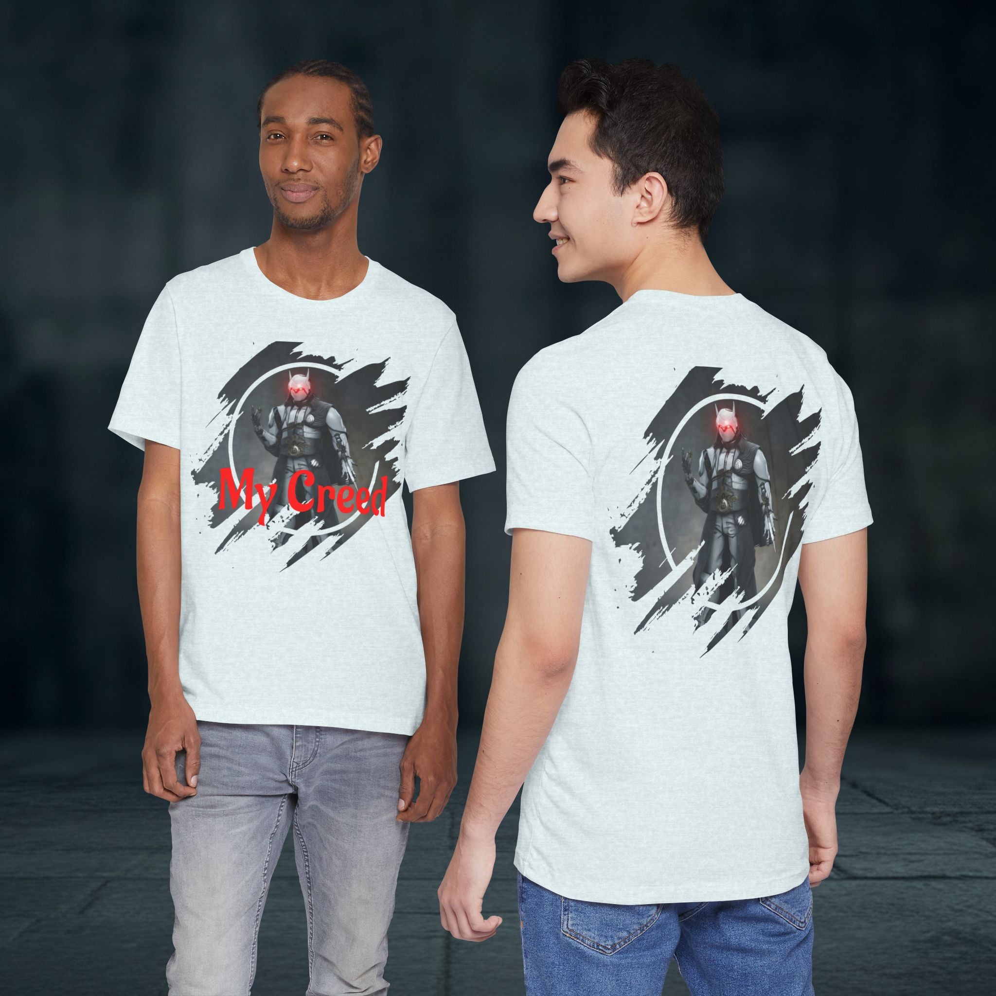 My Creed T-Shirt — Dark Knight Sci‑Fi Graphic Tee