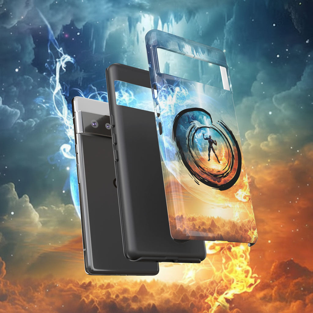 Phone Case — Elemental Warrior Fire & Ice Protective Tough Case - Ultron